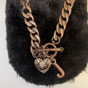 Juicy Couture Bronze Heart Necklace